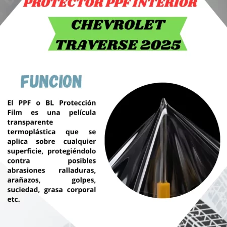 Kit Proteccion Ppf  Para Chevrolete Traverse 2025 - Image 2