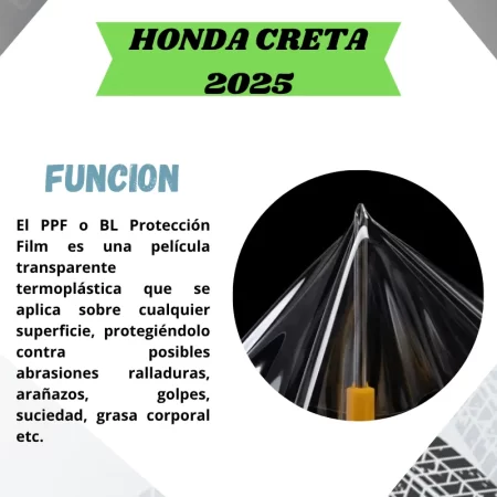 Protector Ppf Exterior Para Honda Creta 2025 - Image 2
