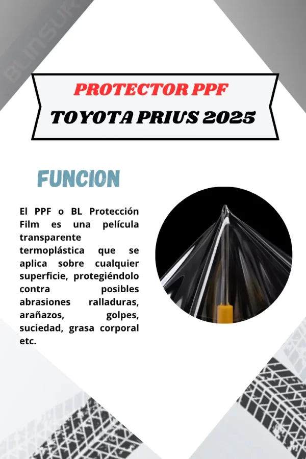 Protección Ppf Pantalla Y Clúster Toyota Prius 2025