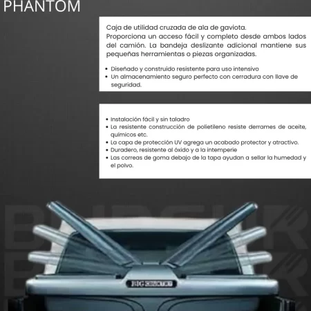 Caja De Herramientas Phantom Para Toyota Tundra 2007-2025 - Image 2