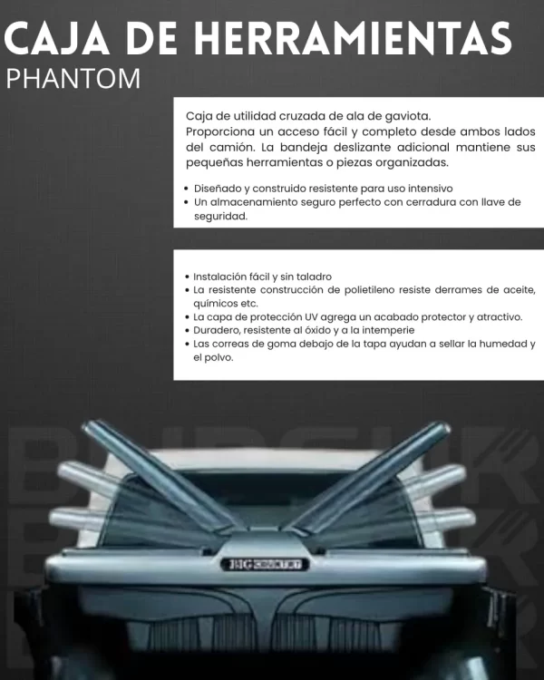 Caja De Herramientas Phantom Para Ford F-150 2004-2025