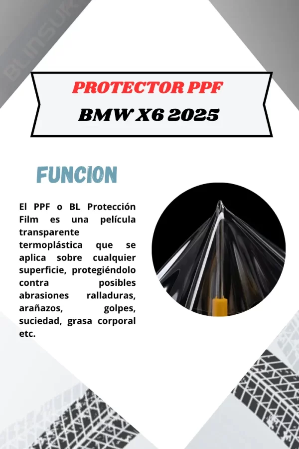 Kit Proteccion Ppf  Para Bmw X6 2025