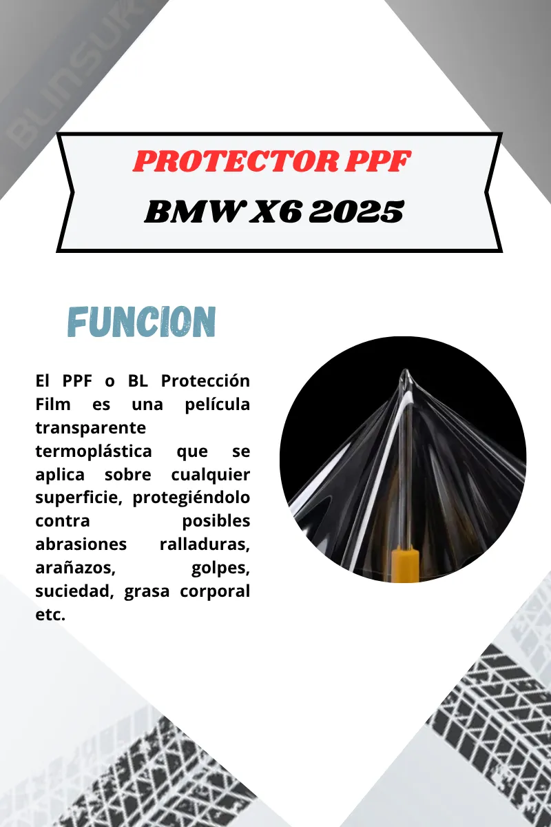 Kit Proteccion Ppf  Para Bmw X6 2025 - Image 2