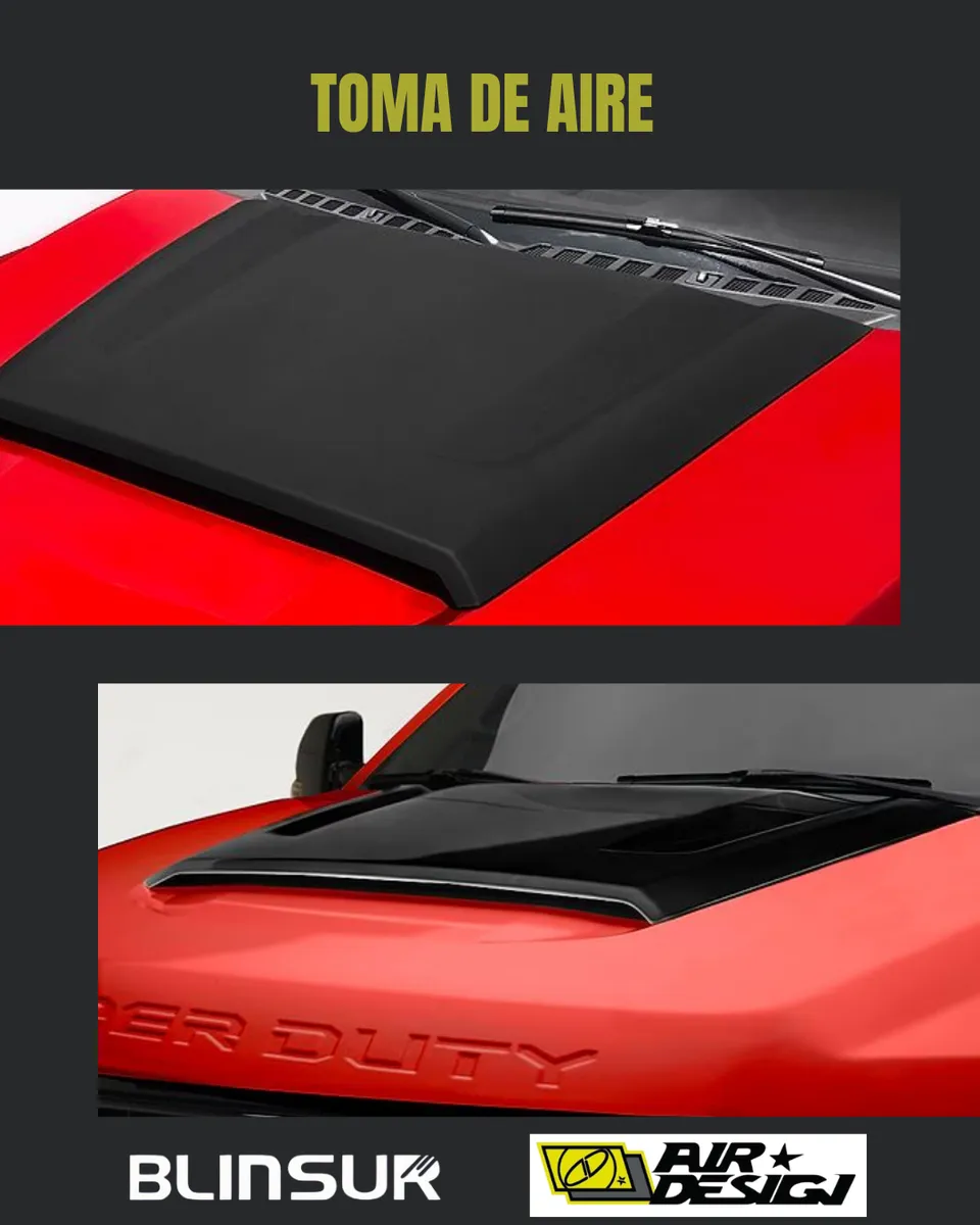 Toma De Aire Para Ford F-250 Superduty 2017 - 2022 Airdesign - Image 2