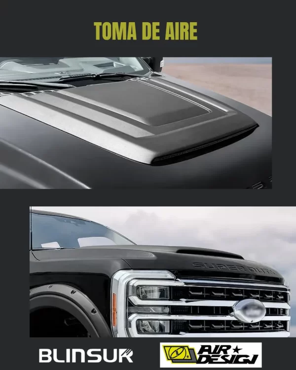 Toma De Aire Para Ford F-250 Superduty 2023 - 2025 Airdesign
