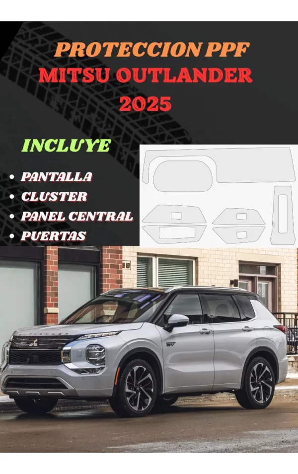 Protección Ppf Pantalla Cluster Panel Para Traverse 2025