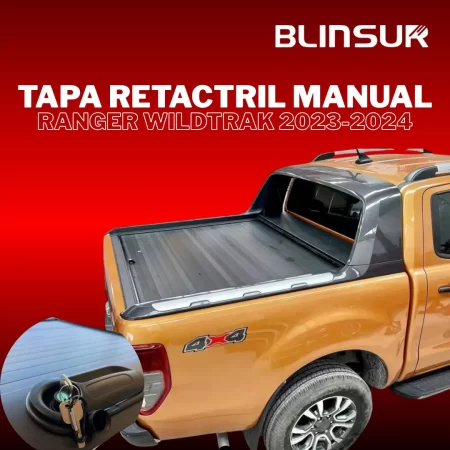 Tapa Cubre Batea Retractil Manual Ranger Wildtrak 2023-2024 - Image 2
