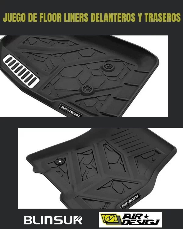 Juego Tapetes Delanteros Y Traseros Dodge Ram 1500 2019-2024