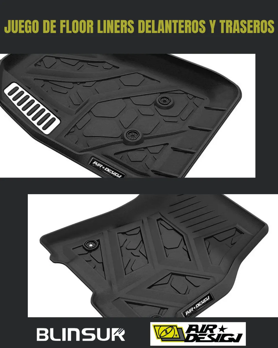 Juego Tapetes Delanteros Y Traseros Dodge Ram 1500 2019-2024 - Image 2