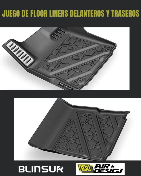 Juego De Tapete Delantero Y Trasero Toyota Tundra 2014-2021