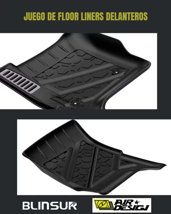 Juego De Tapetes Delanteros Gmc Sierra 1500 2016-2018