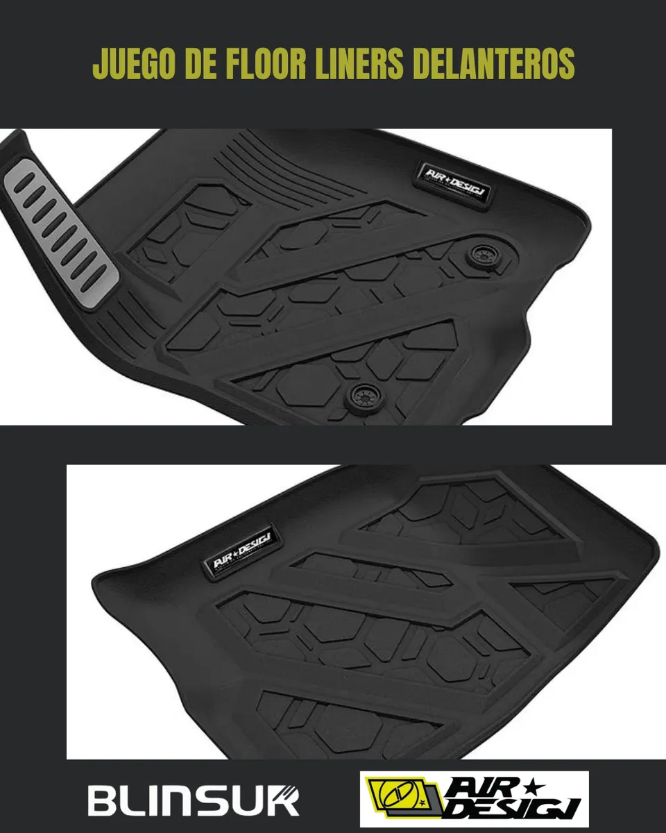 Juego Tapetes Delanteros Gmc Sierra 1500 2019-2025 - Image 2