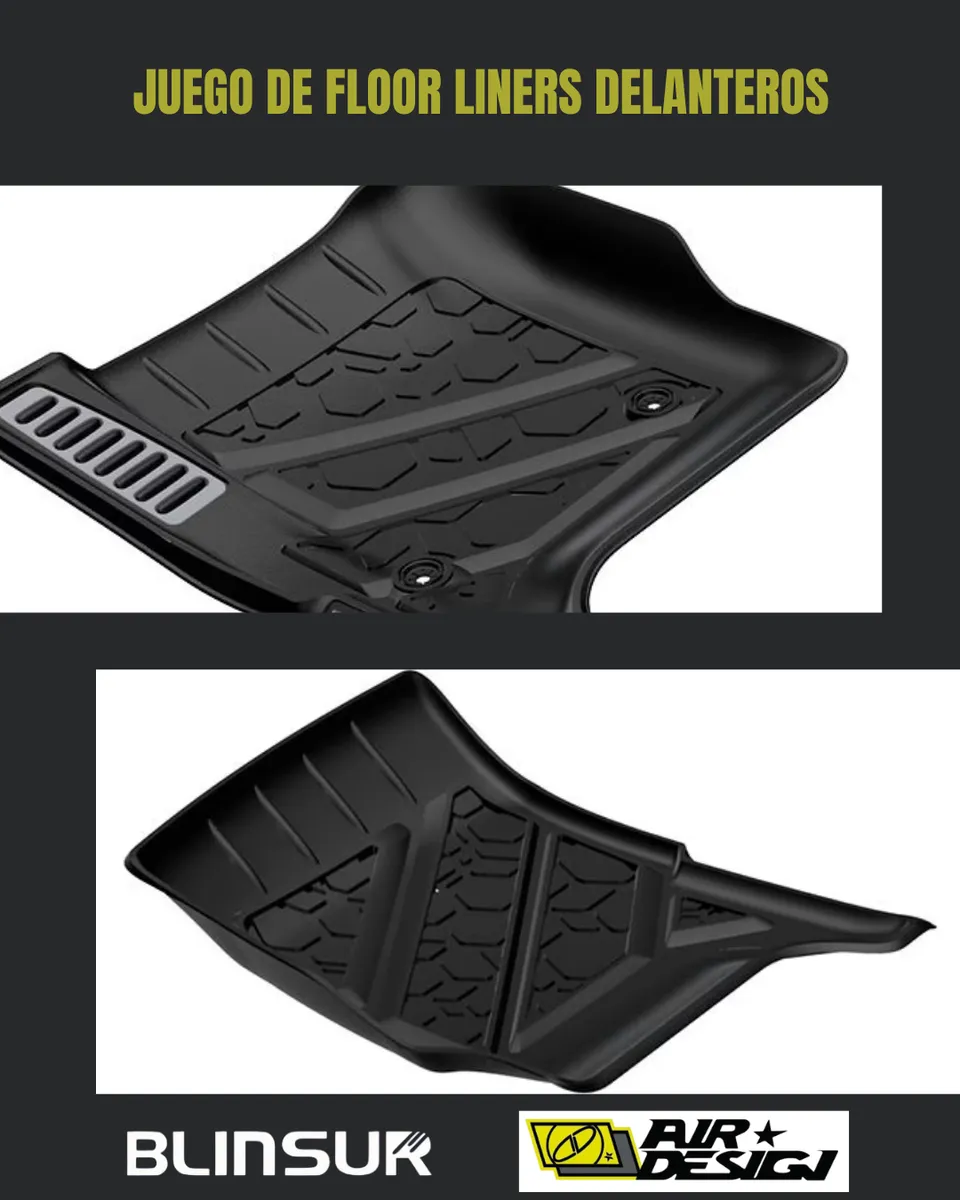 Juego Tapetes Delanteros Gmc Sierra 1500 2016-2018 - Image 2