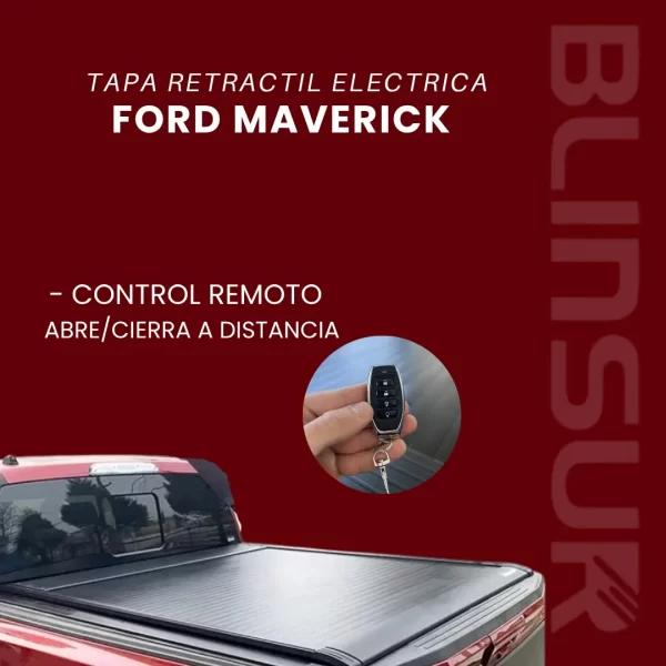 Tapa Cubre Batea Retractil Electrica Ford Maverick 2020-2025