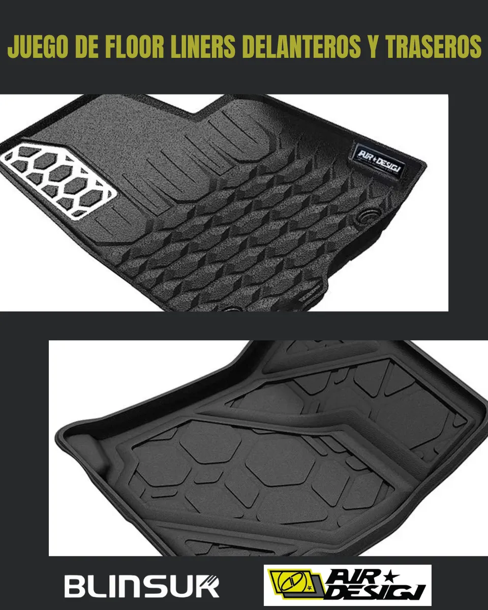 Juego Tapetes Delantero Y Trasero Jeep Wrangler 2018-2025 - Image 2