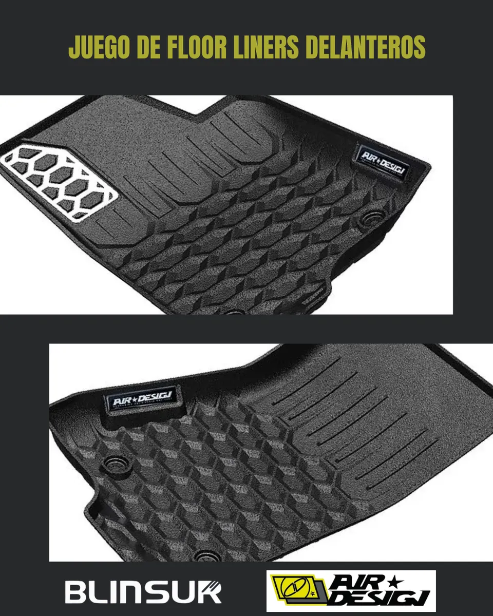 Juego De Tapetes Delantero Jeep Wrangler Jl 2018-2025 - Image 2