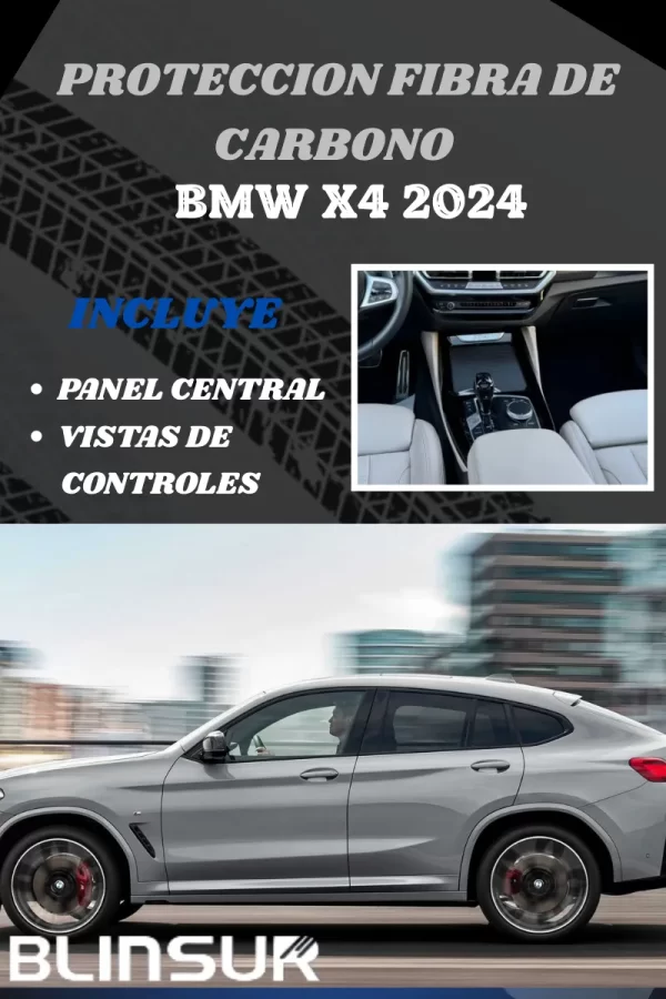 Protección Fc Panel Y Vistas De Controles Bmw X4 2024