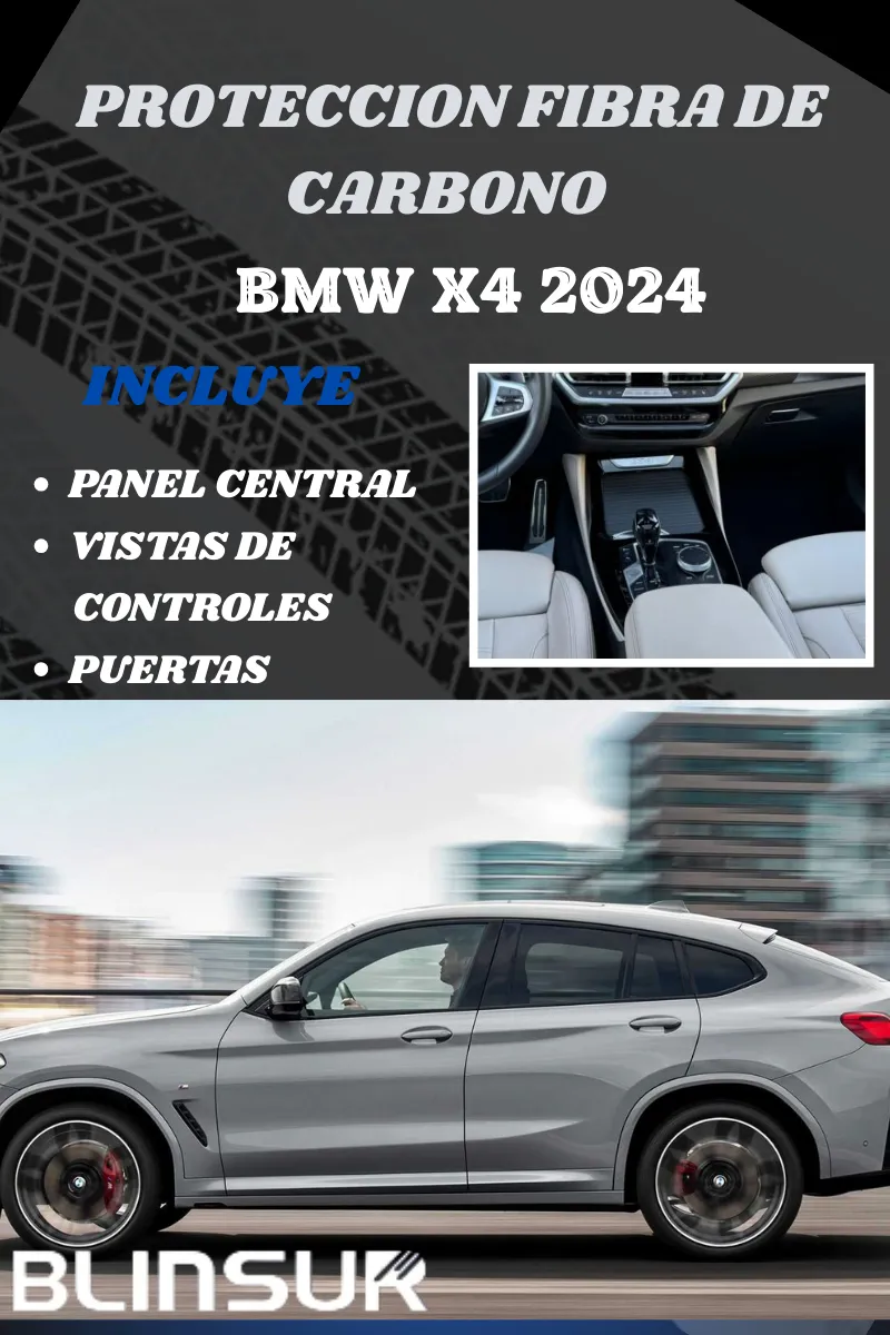 Protección Fc Panel Vistas De Controles Y Puerta Bmw X4 2024 - Image 2
