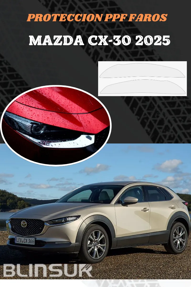 Protecciòn Ppf Faros Mazda Cx-30 2025 - Image 2