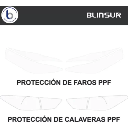 Sticker Protección Ppf Faros Compatible Con Kia Rio 2020 - Image 2