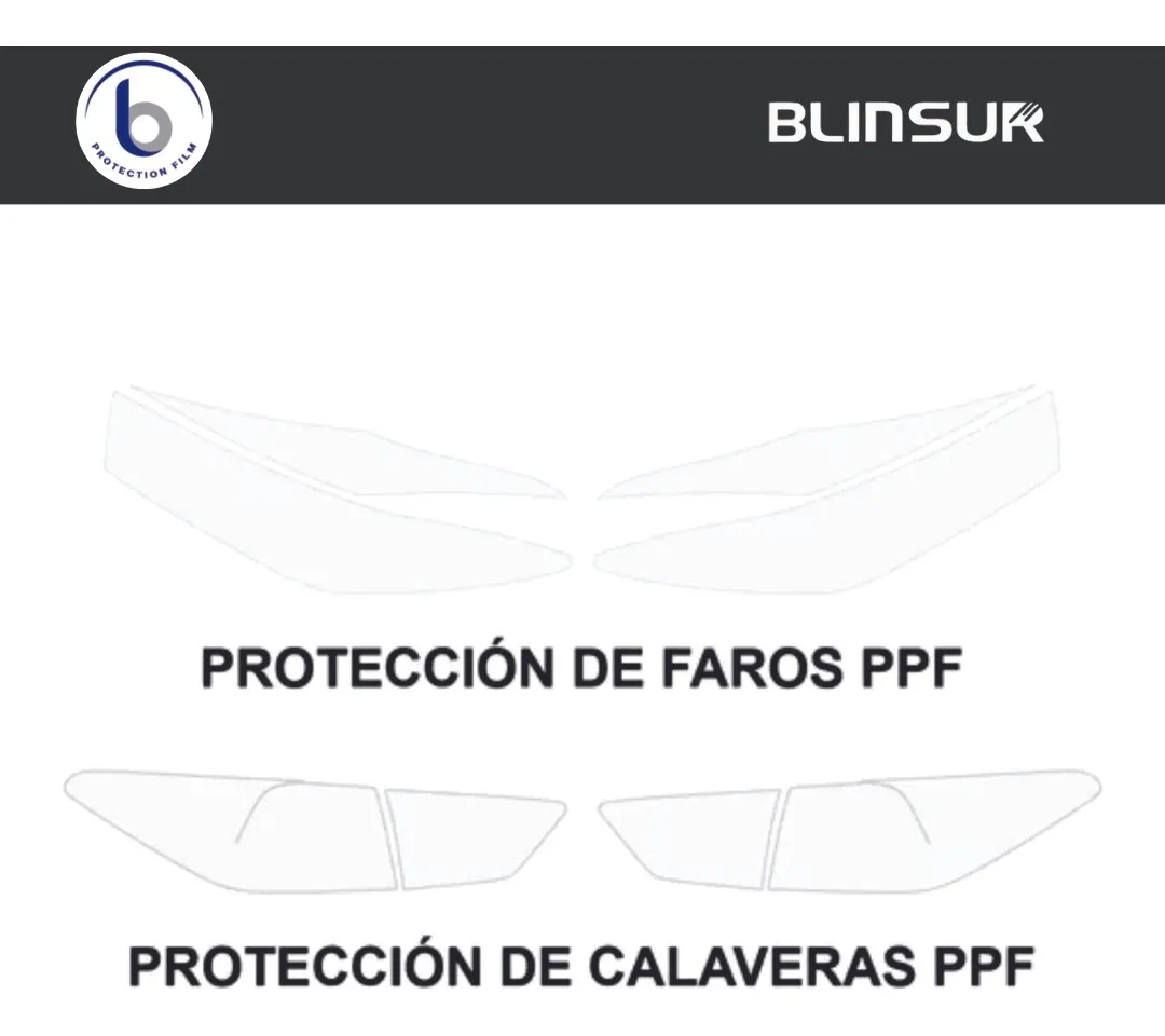 Sticker Protección Ppf Faros Compatible Con Kia Rio 2020 - Image 2
