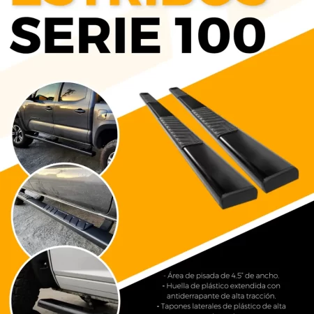 Estribos Serie 100 P/ Ford F-150 Cabina Y Media 2004 - 2014 - Image 2