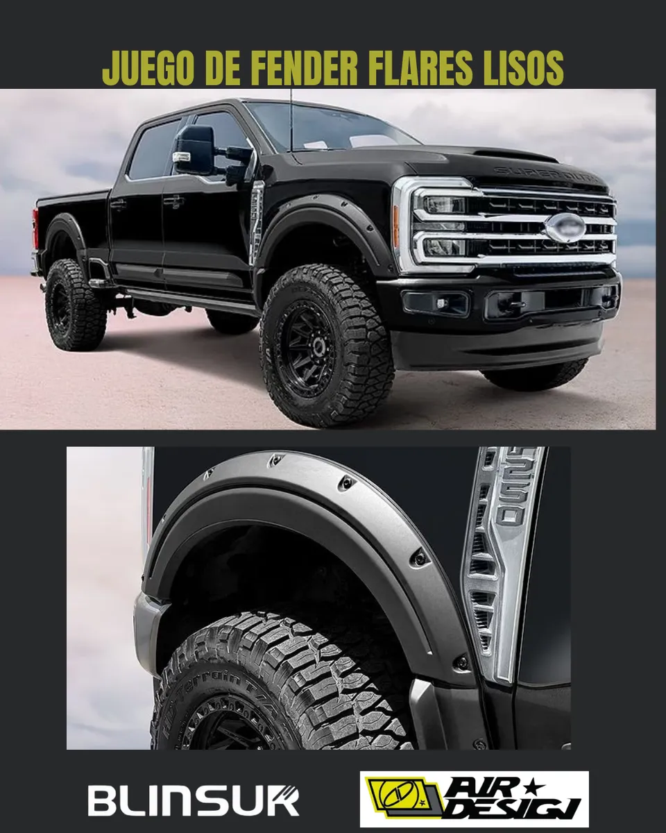 Juego Cantoneras Lisos, Ford Super Duty Caja Chica 2023/2025 - Image 2