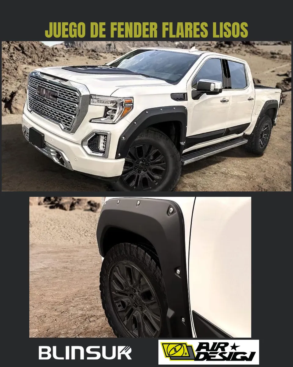 Juego Cantoneras Lisos Gmc Sierra 2019-2025 - Image 2