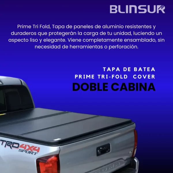 Tapa Cubre Batea Tri-fold Mitsubishi L200 2025 Dc