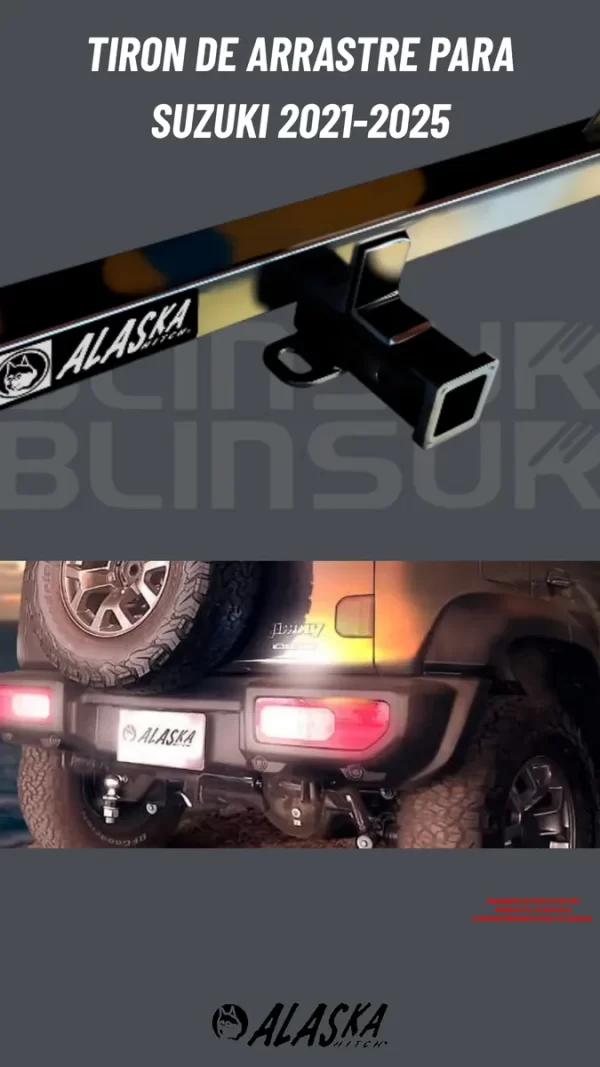 Tirón Jalón De Arrastre Suzuki Jimny 2021 - 2025 Negro