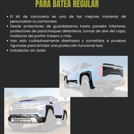 Kit Todoterreno Air Design Chevr Silverado 1500 2022 2025 - Image 2
