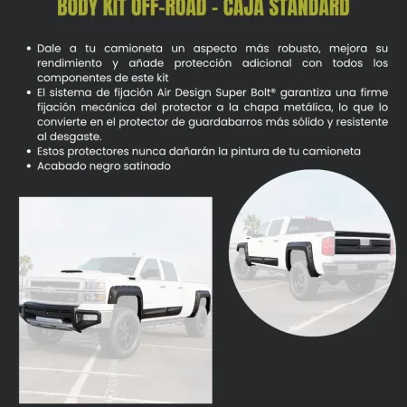 Body Kit Airdesign Chevrolet Silverado 1500 2014-2015 - Image 2