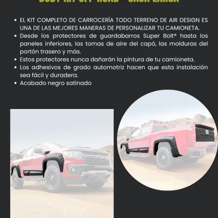 Kit Todoterreno Chev Colorado Caja Larga 2021 - 2022 - Image 2