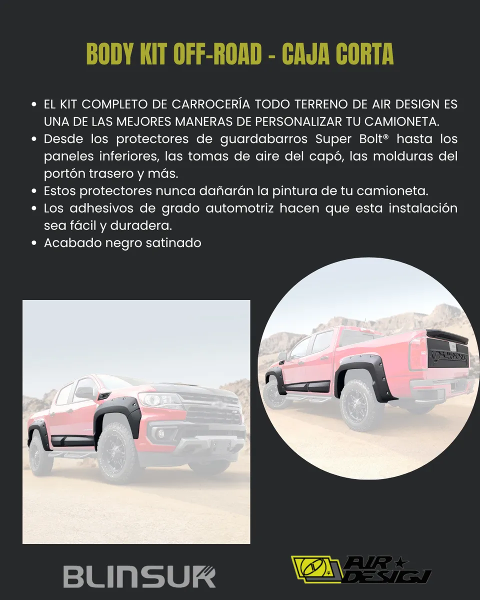 Kit Todoterreno Chev Colorado Caja Corta 2021 - 2022 - Image 2
