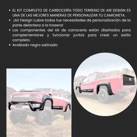 Kit Todoterreno Chev Colorado Caja Larga 2016  2020 - Image 2