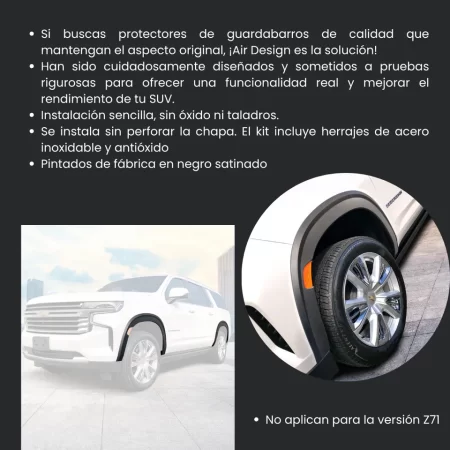 Juego De Cantoneras Chev Suburban Tipo Oe 2021-2024 - Image 2