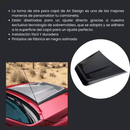 Toma De Aire Para Toyota Tundra 2014 2021 Airdesign - Image 2