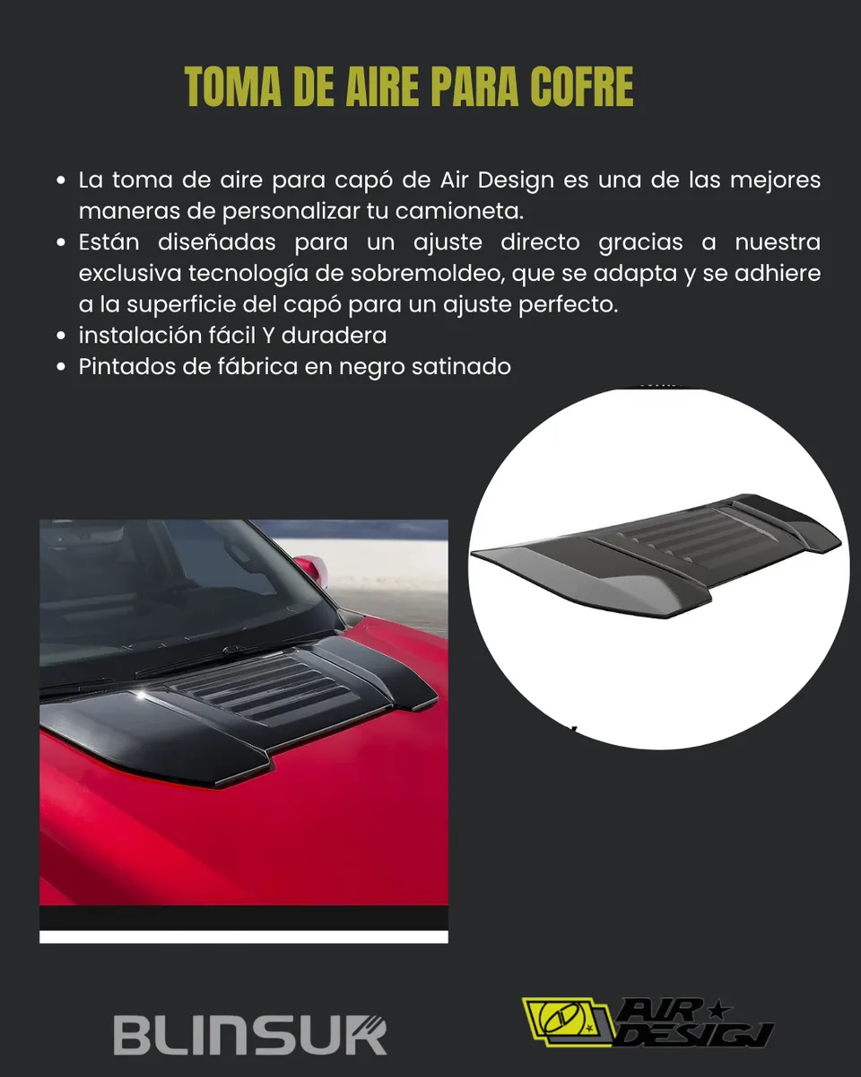 Toma De Aire Para Cofre Tundra 2022 - 2025 Airdesign - Image 2
