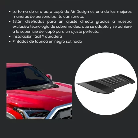 Toma De Aire Para Toyota Tundra 2022 2025 Airdesign - Image 2