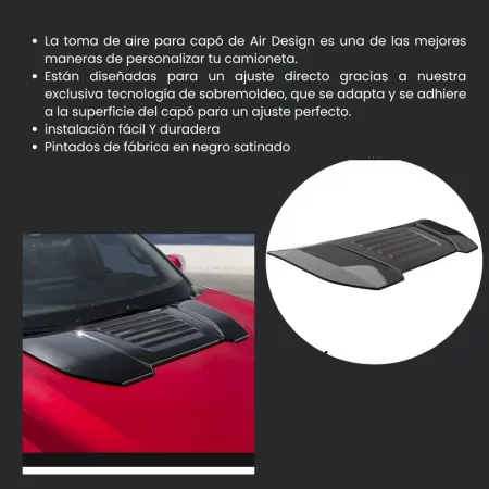Toma De Aire Para Cofre Tundra 2022 2025 Airdesign - Image 2