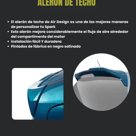 Alerón De Techo Chevrolet Spark/spark Ng 2017 - 2021 - Image 2