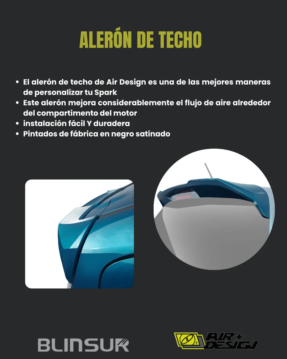 Alerón De Techo Chevrolet Spark/spark Ng 2017 - 2021 - Image 2
