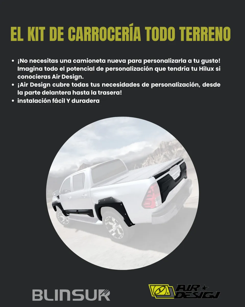 Kit Completo Toyota Hilux 2017 - 2018 Off Road - Image 2