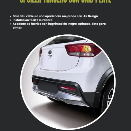 Spoiler Trasero Con Skid Plate Kia Rio Hb 2018 2020 - Image 2