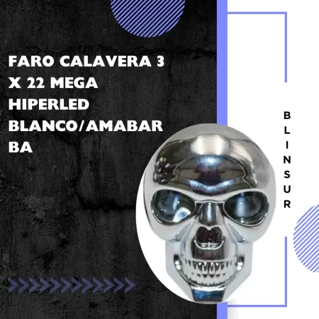 Faro Calavera 3  X 2  2 Mega Hiperled Blanco/amabar Ba - Image 2