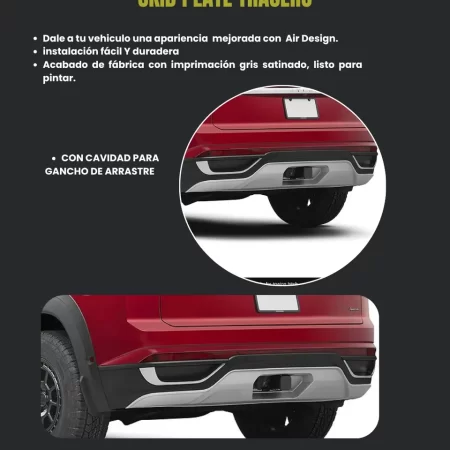 Skid Plate Trasero Vw Cross Sport 2024 2025 - Image 2