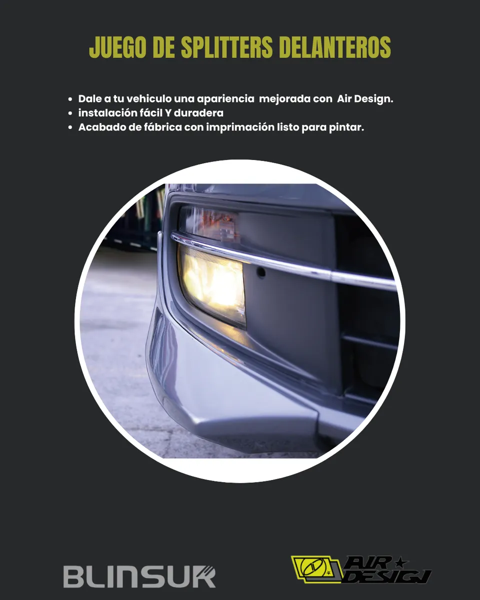 Juego De Splitters Delanteros Vw Beetle 2012 - 2020 - Image 2