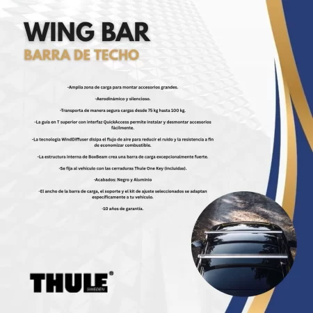 Barras Portaequipaje Transversales Thule P/ Np300 2016-2025 - Image 2