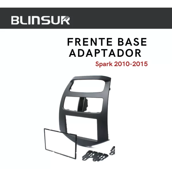 Frente Base Adaptador Chevrolet Spark Doble 2 Din 2010-2015