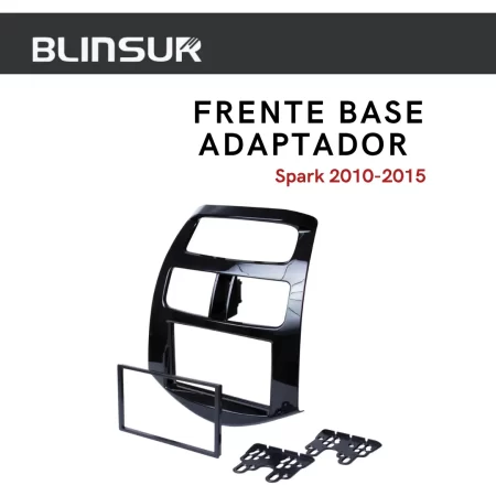 Frente Base Adaptador Chevrolet Spark Doble 2 Din 2010-2015 - Image 2